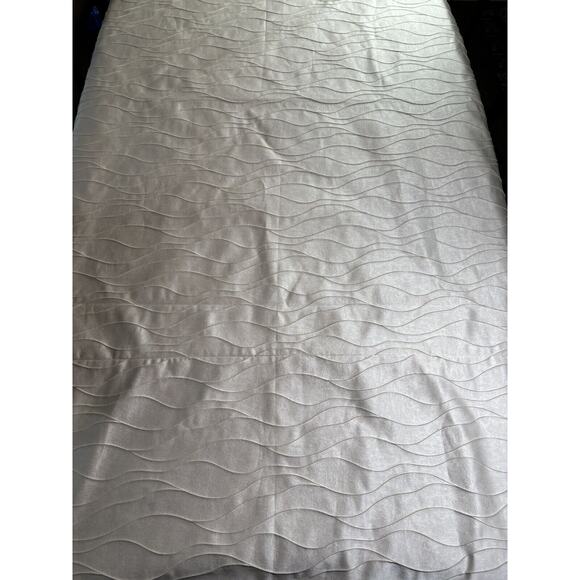 $1440 Fino Lino Italy NWT 1pc QUEEN Duvet Cover Champagne 90”x 94” NWT - Picture 13 of 14